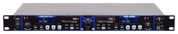 SDR-4000 SDR-4000- DUAL DIGITAL USB/SD AUDIO RECORDER